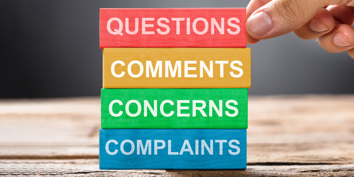 Codes of Practice and Complaints Process